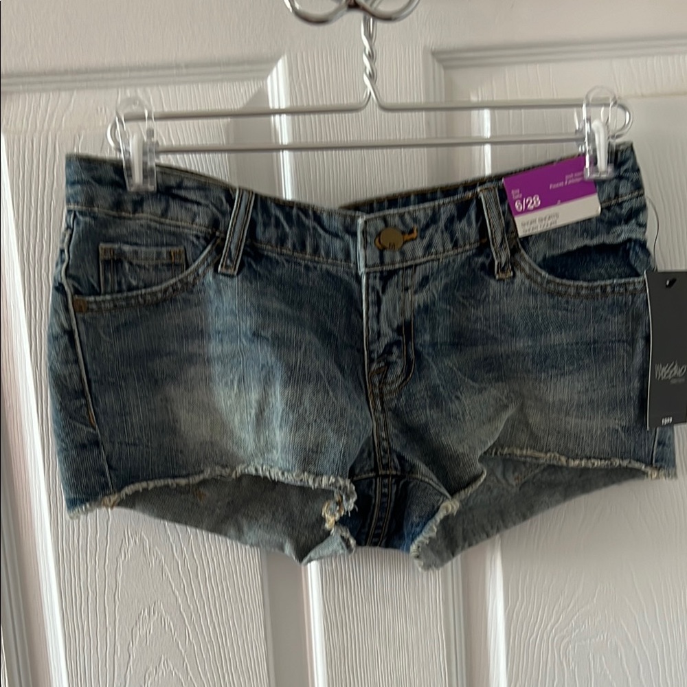 Massimo Denim Blue Shorts 6/28 NWT